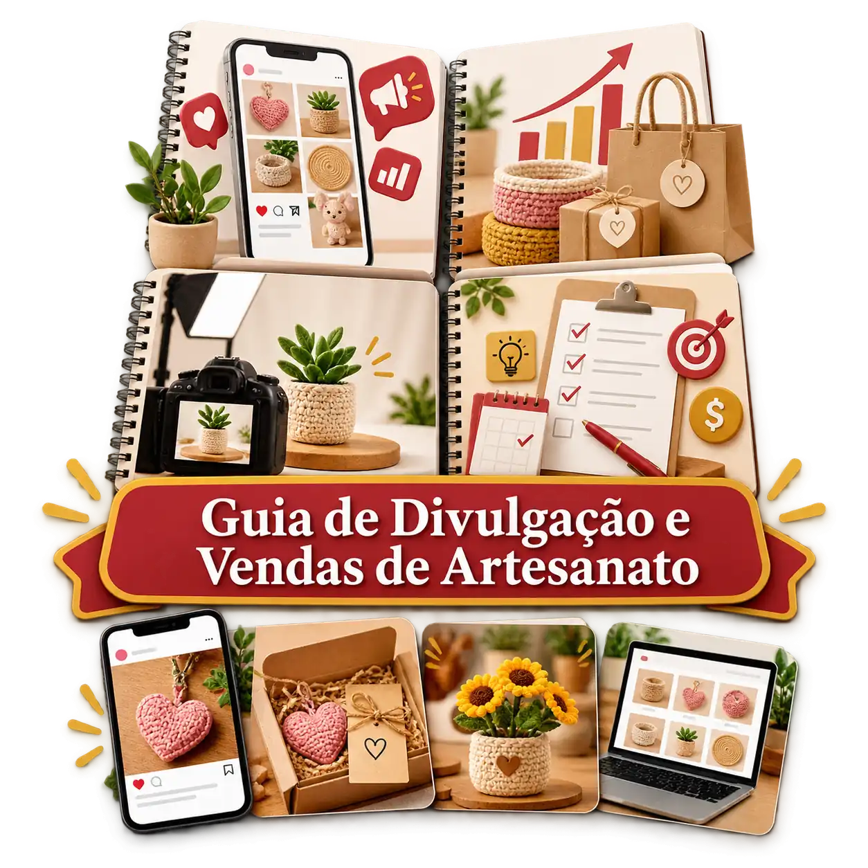 Bônus 3 — Guia de Divulgação e Vendas de Artesanato
